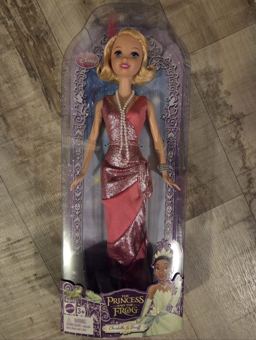Disney Charlotte Doll in Shimmering Pink Evening Gown